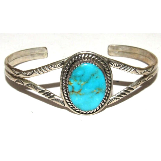 VTG Leroy & Irma Boyd Bracelet Navajo Sterling Silver