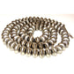 VTG Navajo 12mm Pearls Necklace Sterling Silver Stamped 