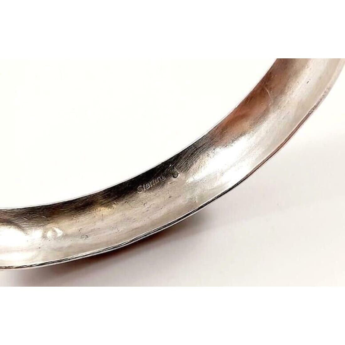 VTG Navajo Bangle Bracelet Sterling Silver Ingot Tribal 
