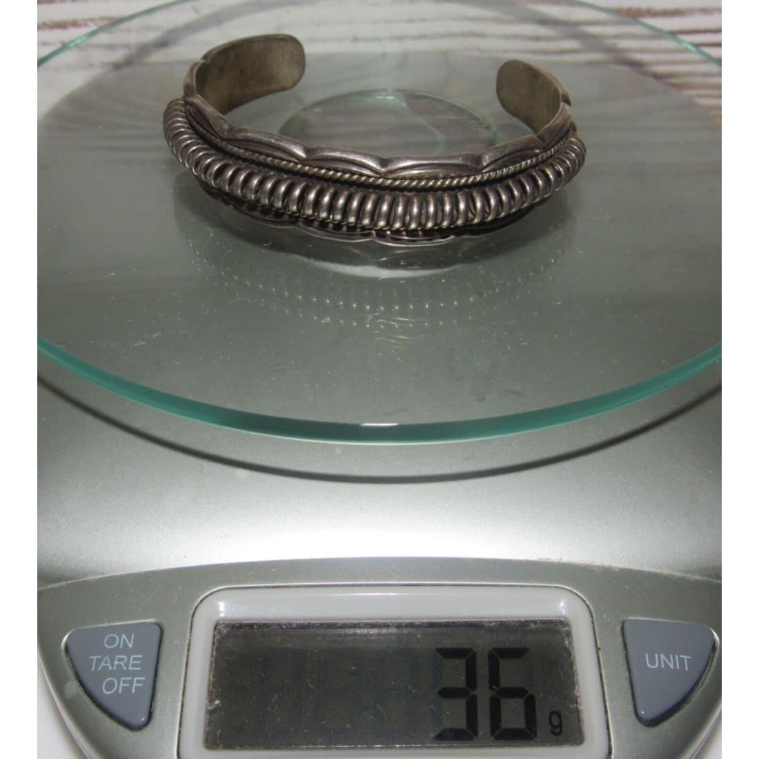 VTG Navajo Carinated Cuff Bracelet Benjamin Piaso Sterling 