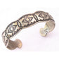 VTG Navajo Ingot Stacker Cuff Bracelet Sterling Silver 