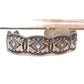 VTG Navajo Ingot Stacker Cuff Bracelet Sterling Silver 