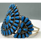 VTG Navajo Larry Moses Begay Cluster Cuff Bracelet Lapis 
