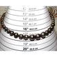 VTG Navajo Pearls Necklace Graduated Beads Sterling Silver 