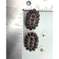 VTG Navajo Purple Sugilite Cluster Earrings Larry Moses 