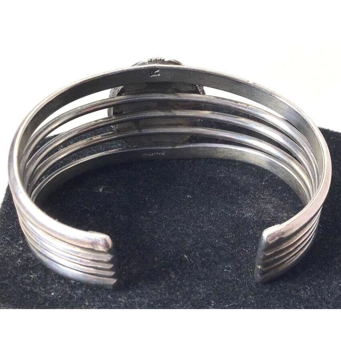 VTG Navajo Royston Turquoise Cuff Bracelet Sterling Silver
