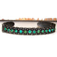VTG Navajo Snake Eye Cerrillos Turquoise Ingot Sterling Cuff