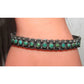 VTG Navajo Snake Eye Cerrillos Turquoise Ingot Sterling Cuff
