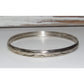 VTG Navajo Sterling Silver Bangle Bracelet 8 Nora Tahe - 