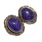 VTG Navajo Sugilite Clip On Earrings Sterling Silver Patrick