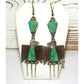 VTG Navajo Thunderbird Dangle Earrings Royston Turquoise