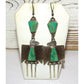 VTG Navajo Thunderbird Dangle Earrings Royston Turquoise