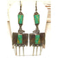 VTG Navajo Thunderbird Dangle Earrings Royston Turquoise