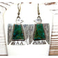 VTG Navajo Thunderbird Dangle Earrings Royston Turquoise 