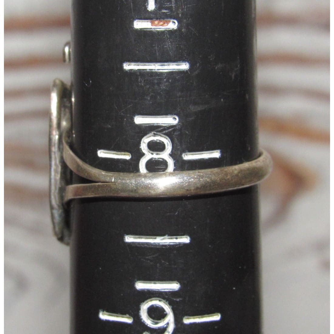 VTG Navajo Thunderbird Ring Sz 7 Ingot Sterling Silver 