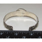 VTG Navajo Turquoise Bear Cuff Bracelet Sterling Silver 