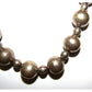 VTG Taxco Mexican Sterling Silver Beaded Statement Necklace 