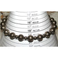 VTG Taxco Mexican Sterling Silver Beaded Statement Necklace 