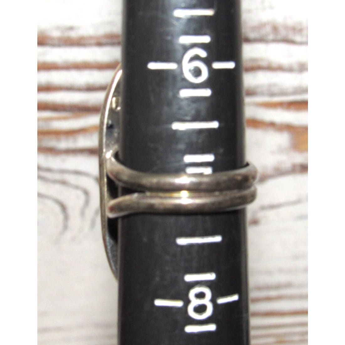 VTG Zuni Inlay Quail Bird Ring Size 7 Q Quam Sterling Silver