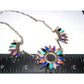 VTG Zuni Petit Point Turquoise Sugilite Lapis Coral Necklace