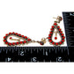 VTG Zuni Snake Eye Coral Dangle Earrings Sterling Silver Native American Native American
