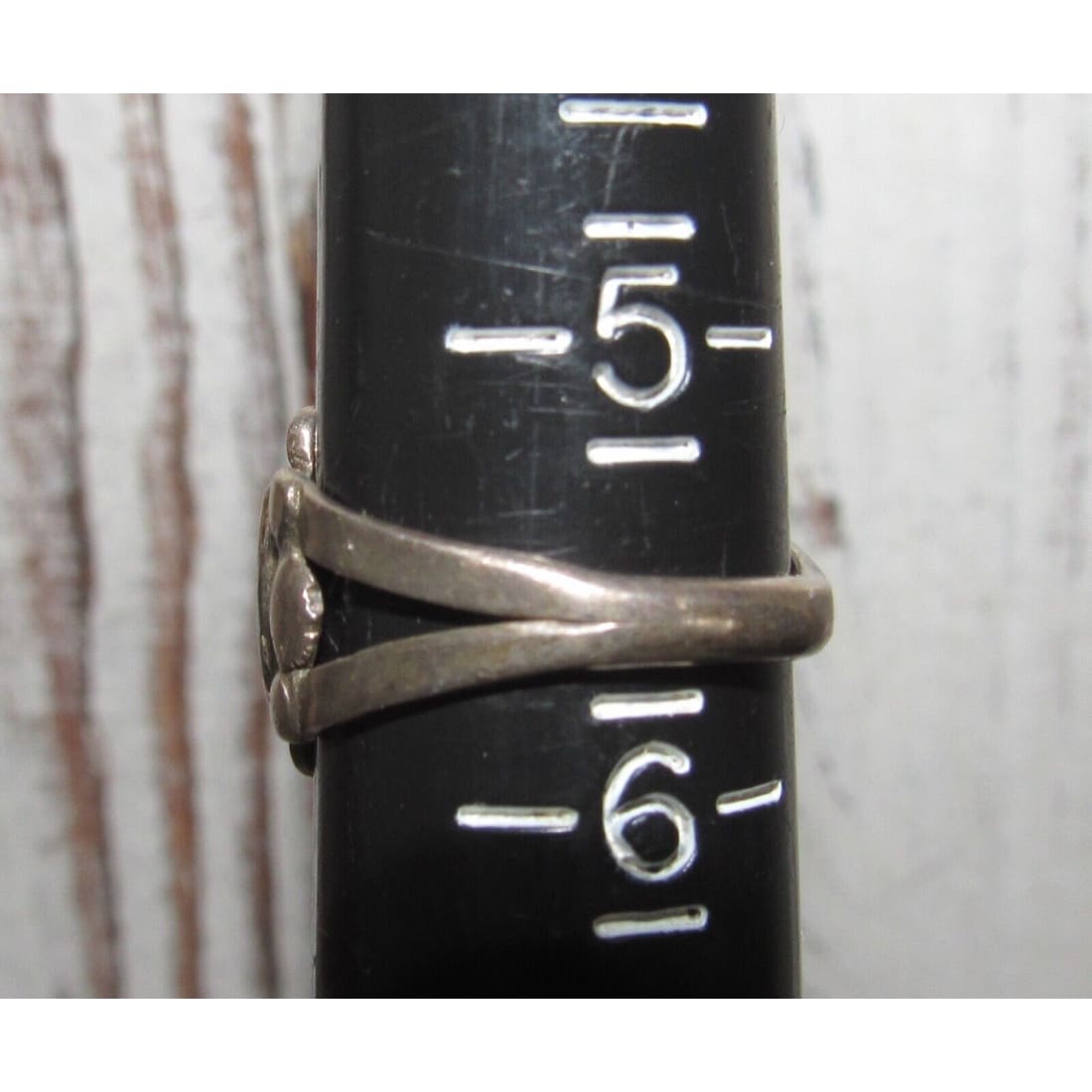 VTG Zuni Turquoise Inlay Flower Ring Size 5.5 Turquoise 