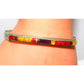 Zuni Orange Purple Red Spiny Inlay Stacker Cuff Bracelet
