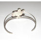 Zuni Pink Panther Character Inlay Bracelet Sterling Silver 