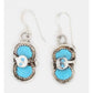 Zuni Snake Dangle Earrings Effie Calavaza Sleeping Beauty