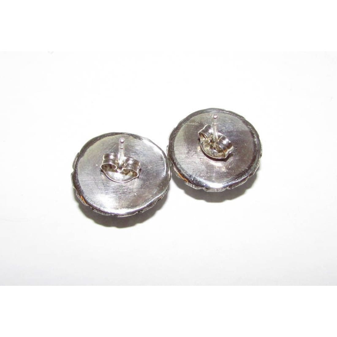 Zuni Turquoise Flower Post Earrings Sterling Silver Native American The Southwestern Style Gallery